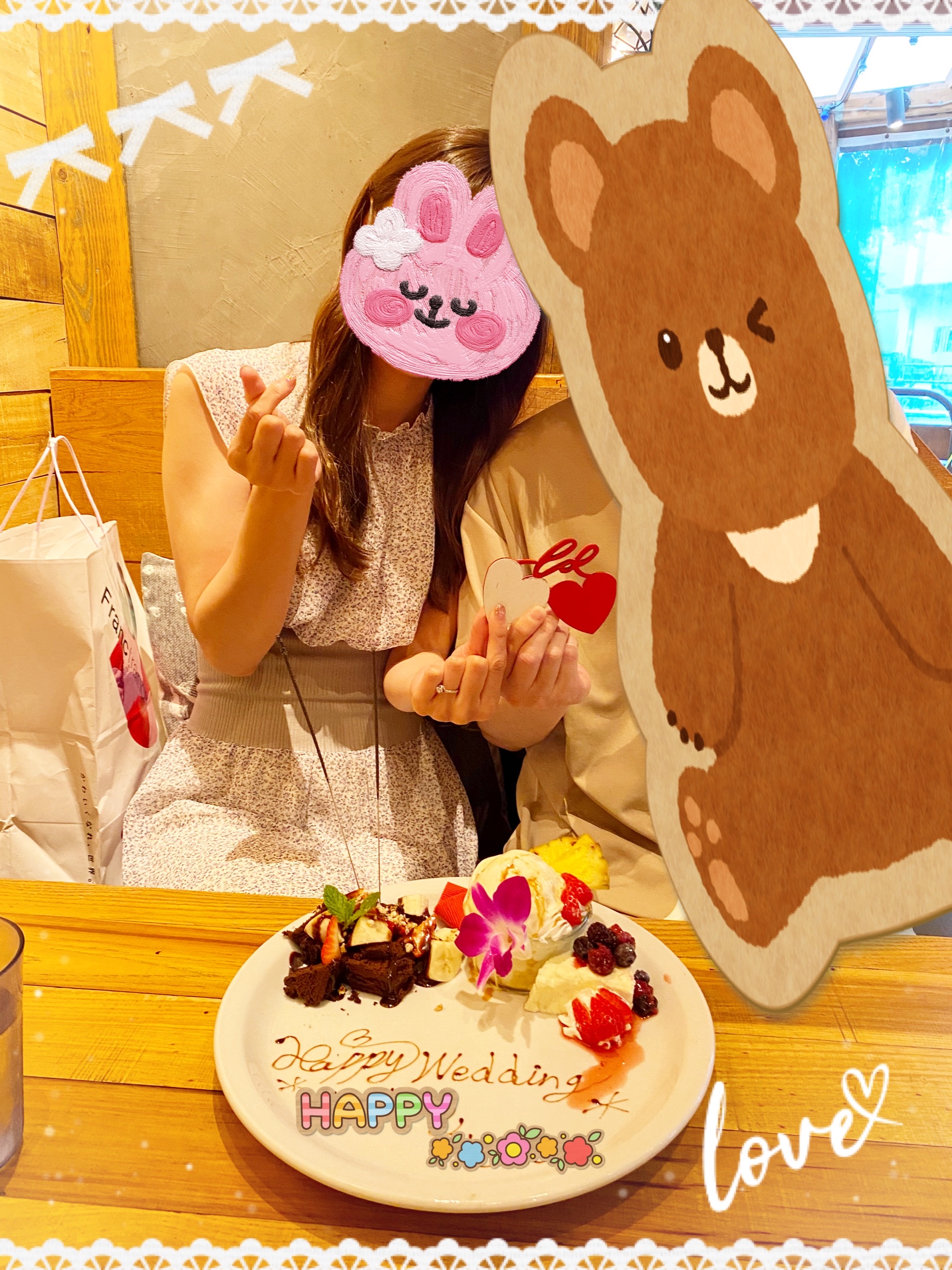 36歳女性と40歳男性のご成婚