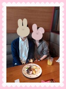 33歳女性会員さん、ご成婚お祝い会♡