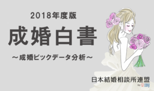 2018年成婚白書から読み取れる現代版結婚相談所の実態！