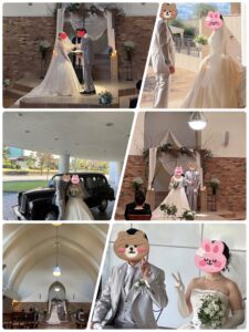 成婚者さんから挙式のお写真が届きました！
