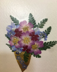 押し花ワークショップに初参加